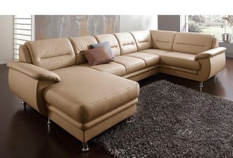 Sit&more Wohnlandschaft &raquo;Mailand U-Form, B: 312 cm&laquo; optional Bettfunktion