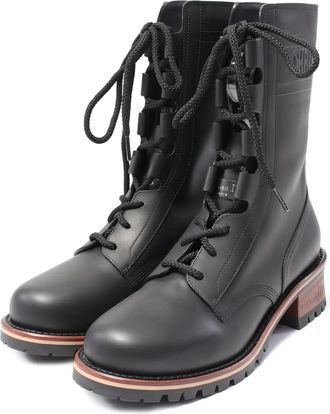 Dior Anfibi con logo - Nero