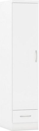 Seconique NEVADA 1 DOOR 1 DRAWER WARDROBE - WHITE GLOSS - SECONIQUE | TJ Hughes