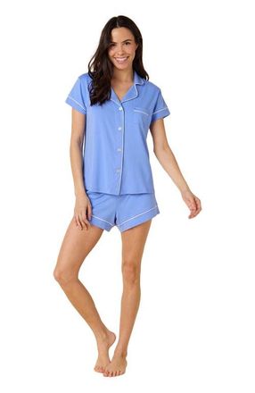 The Cats Pajamas Pima Knit Short Set in Classic Provence at Nordstrom, Size X-Large