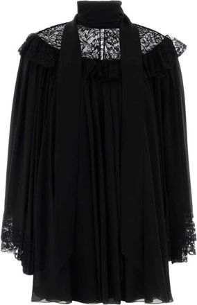 Chlo&eacute; Mini abito in seta - - Dresses - Donna - Nero - S