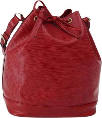 Louis Vuitton Pre-owned Bucket Bags, female, Red, Size: ONE SIZE Pre-owned Bucket Bag