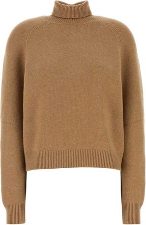 Fendi Camel Cashmere Blend Sweater