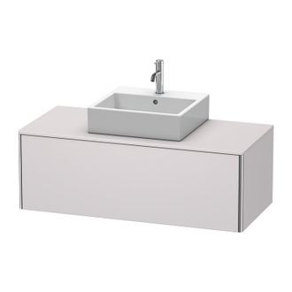 Duravit Mueble De Pared Duravit Xsquare 120,0 X 54,8 Cm, 1 Extra&iacute;ble, Color (frente/cuerpo): Blanco Lila Seda Laca Mate - Xs490208787