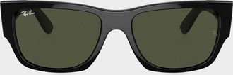 Ray-Ban RB0947 56MM Carlos Rectangular Sunglasses