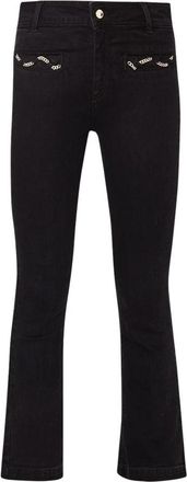 Liu Jo Flare Cropped Jeans - Dames - Cropped Jeans - Blauw - W24 - Katoen - Jeans