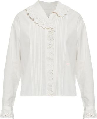 Isabel Marant Nomia Top - Dames - Blouses - Wit - S - Katoen - Overhemden