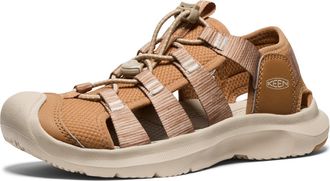 Keen Womens Seanik H2 Durable Lightweight Comfortable Hybrid Water Sandals, Chipmunk/Cornstalk, 6.5