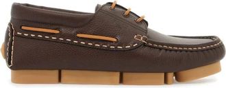 Fendi Deck Veterschoenen - Heren - Bootschoenen - Bruin - 43 EU - Leer - Schoenen