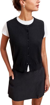 La Ligne Lee Vest in Black at Nordstrom, Size X-Small
