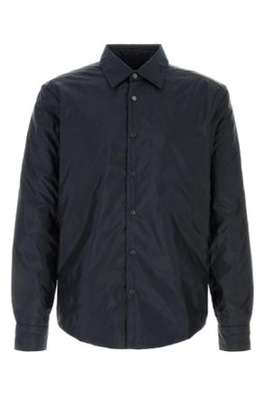 HUGO BOSS Midnight Blue Polyester Luke Shirt