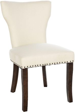 Clp Silla De Comedor Zadar En Tela Crema Antiguo Oscuro