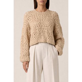 Brunello Cucinelli Womens Yellow Wool Knit Sweater, Size M
