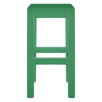 Really Nice Things Taburete lacado pino 65cm verde esmeralda