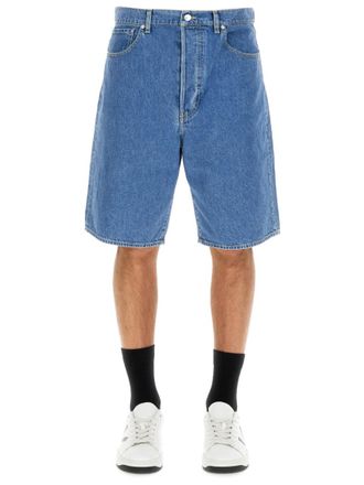 Kenzo Blue Solid Shorts