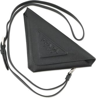 Prada Black Leather Pouch (Pre-Owned)