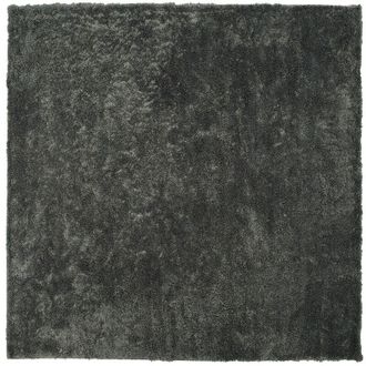 Beliani Beliani - Alfombra gris oscuro 200 x 200 cm poliéster hecho a mano pelo largo Evren