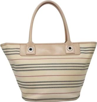 Burberry Tweedehands Canvas handtassen - Dames - Vintage Handtas - Beige - ONE Size - Vintage