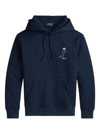 Polo Ralph Lauren graphic-print hoodie - Blue