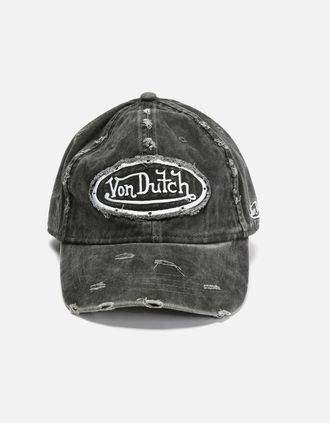 Von Dutch Busted Dad Cotton Black Caps