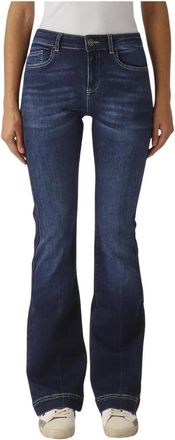 Nenette Dames, Jeans, Blauw, Maat: W26 Katoen