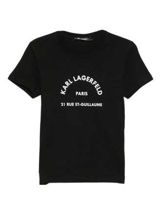 Karl Lagerfeld RSG Glitter T-shirt - Black