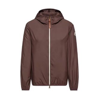 Moncler Light Jackets, female, Brown, Size: M Light Jacket