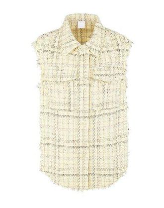 8 by YOOX COTTON TWEED SLEEVELESS JACKET