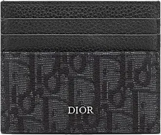 Dior Card Holder Black Oblique Jacquard 2ESCH135YSE-H03E