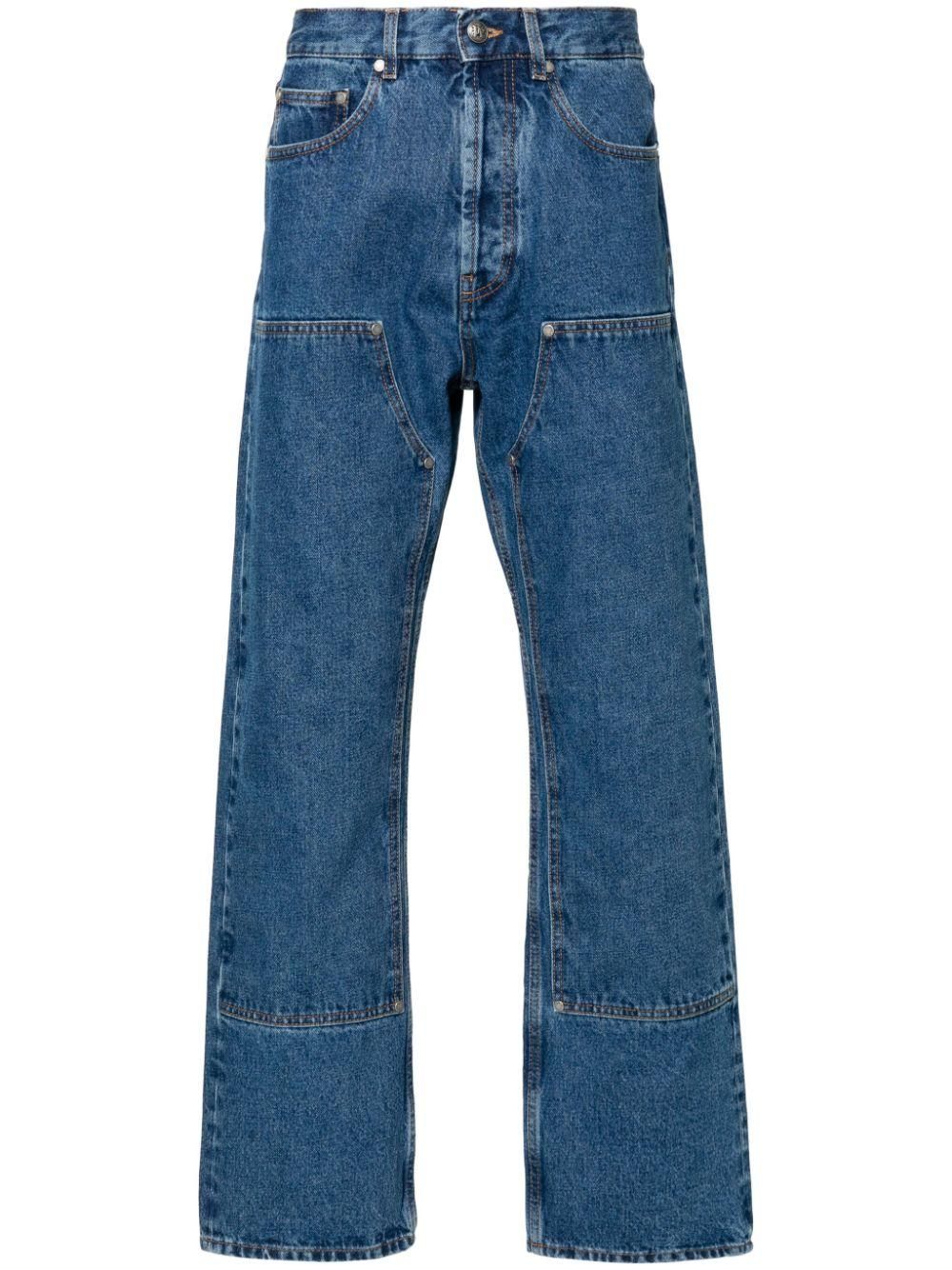 デニム・ジーパン Palm Angels Paris Jeans Wide Palm Angels Paris Jean Wide Leg Baby Blue – LOZURI®