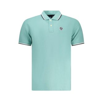 North Sails Tops, Heren, Blauw, 2Xl, Katoen, Polo shirt met korte mouwen