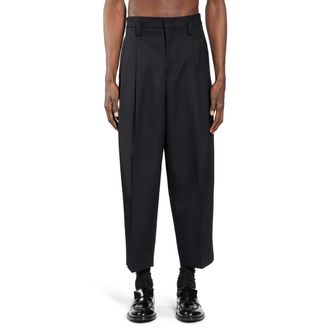 Jil Sander Wool Gabardine Tapered Trousers