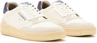 AllSaints Regan Low Top Sneaker in White/Blue at Nordstrom, Size 7