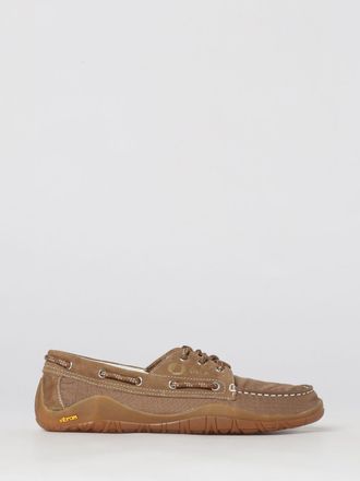 Murphy & Nye Suede and Nylon Boat Shoes with Embroidered Logo