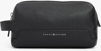 Tommy Hilfiger Mens Lightweight Modern Washbag - Black