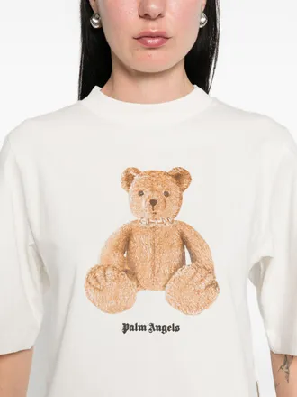 Palm Angels Bear Graphic-Print T-Shirt - White