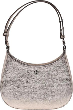 Tory Burch Emerson Metallic Schoudertas - Dames - Schoudertassen - Beige - ONE Size - Tassen