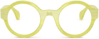 Alain Mikli Bril met rond montuur - Groen