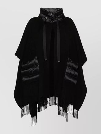 Herno wool and nylon cape