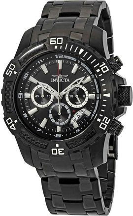Invicta Pro Diver Chronograph Black Dial Mens Watch 24858