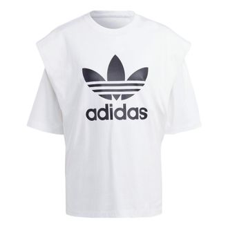 adidas (WMNS) adidas Always Original T-Shirt Asia Sizing White Black IC8806