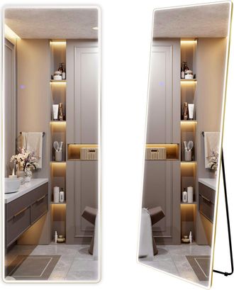 Rea Espejo Rea Classico Brush Gold 50x160 Led