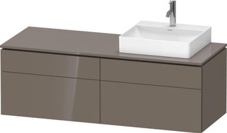 Duravit Duravit L-cube Meuble Sous-lavabo En Console Suspendu, Avec Plan
