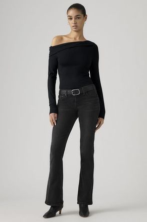 Levi's Vaqueros Low Slim Boot - Mujer - 23X30 - Negro / Rodeo Princess