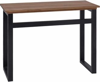 vidaXL Escritorio Natural Madera De Teca Maciza 100 X 45 X 75cm Vidaxl