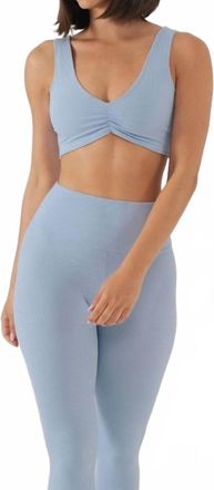 Montce Swim Kim Variation Bikini Top In Peri Rib