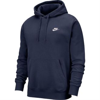 Nike Heren Club Fleece Pullover Hoodie (Marine)