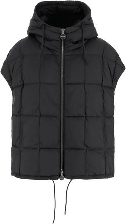 Ienki Ienki Gilet trapuntato Cozy Arco con cappuccio - Nero