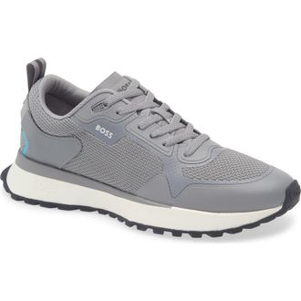 BOSS Jonah Running Shoe in Medium Grey at Nordstrom Rack, Size 12Us / 11Uk