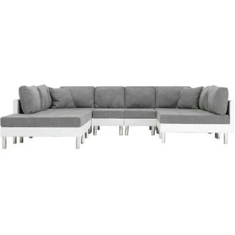 vidaXL Sofa White Artificial Leather vidaXL